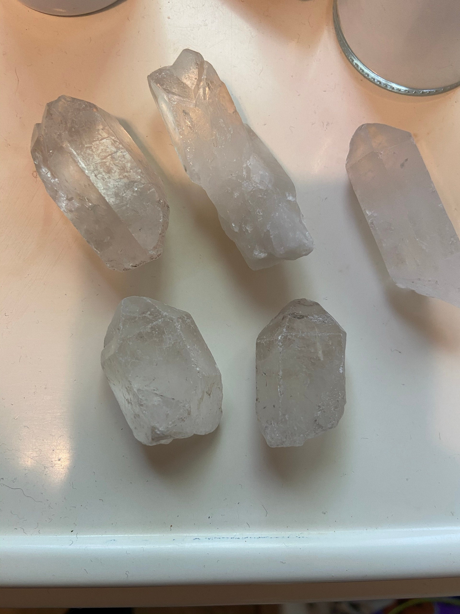 Natural Quartz Crystal Points, Wholesale CLEARANCE Lots Choose 4 oz, 8