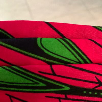 Ankara Fabric, Multicolor Ankara, Black, Red, Mixed Pattern Ankara ...