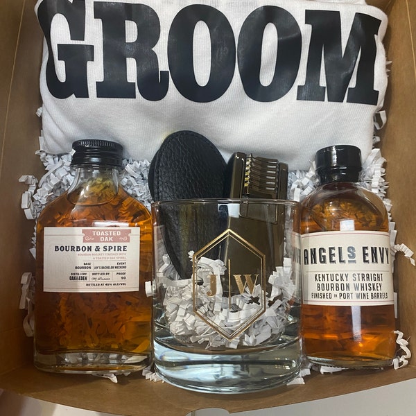 Personalized Whiskey Glass Groomsmen Gift Engraved Custom Scotch Glass ...