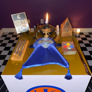 Black Tau Hooded Robe, Robe of a Neophyte, Robe of the Crone, Ritual ...