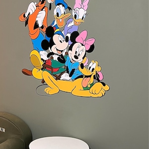 RoomMates Decalcomanie Da Parete Rimovibili, Tema Topolino E I Roadsters Racers, 19 Adesivi, Dimensioni Variabili (7x7 Cm A 43x16 Cm) - 4