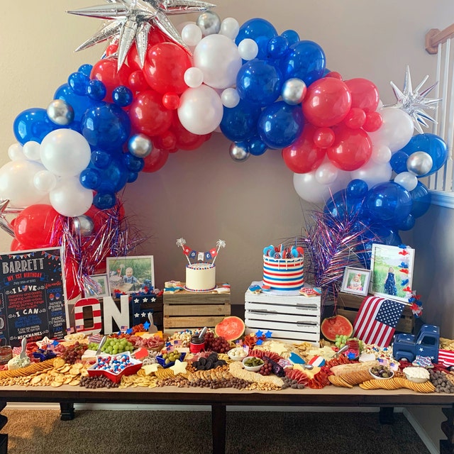 Red White And Blue Birthday Party Decor