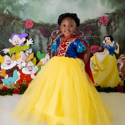 Snow White Costume, Snow White Birthday Dress,princess Dress, Girls ...
