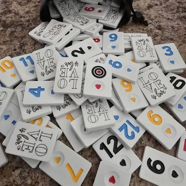 Custom Rummikub Tiles - Personalized Rummikub Tiles - Custom Gifts for ...