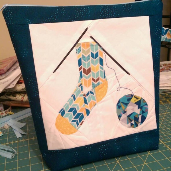 Knitting Socks Paper Pieced Pattern - Etsy
