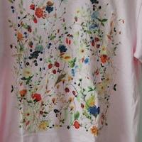 Outlines Floral - Sustainably Made Long Sleeve Tee