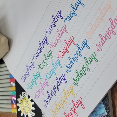 Hand Lettering DIGITAL DOWNLOAD 142 PAGES - Etsy