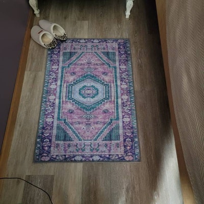 Pastel Turkish Rug, Pretty Rug, Dining Area Rug, Art Deco Rug, Nursery ...