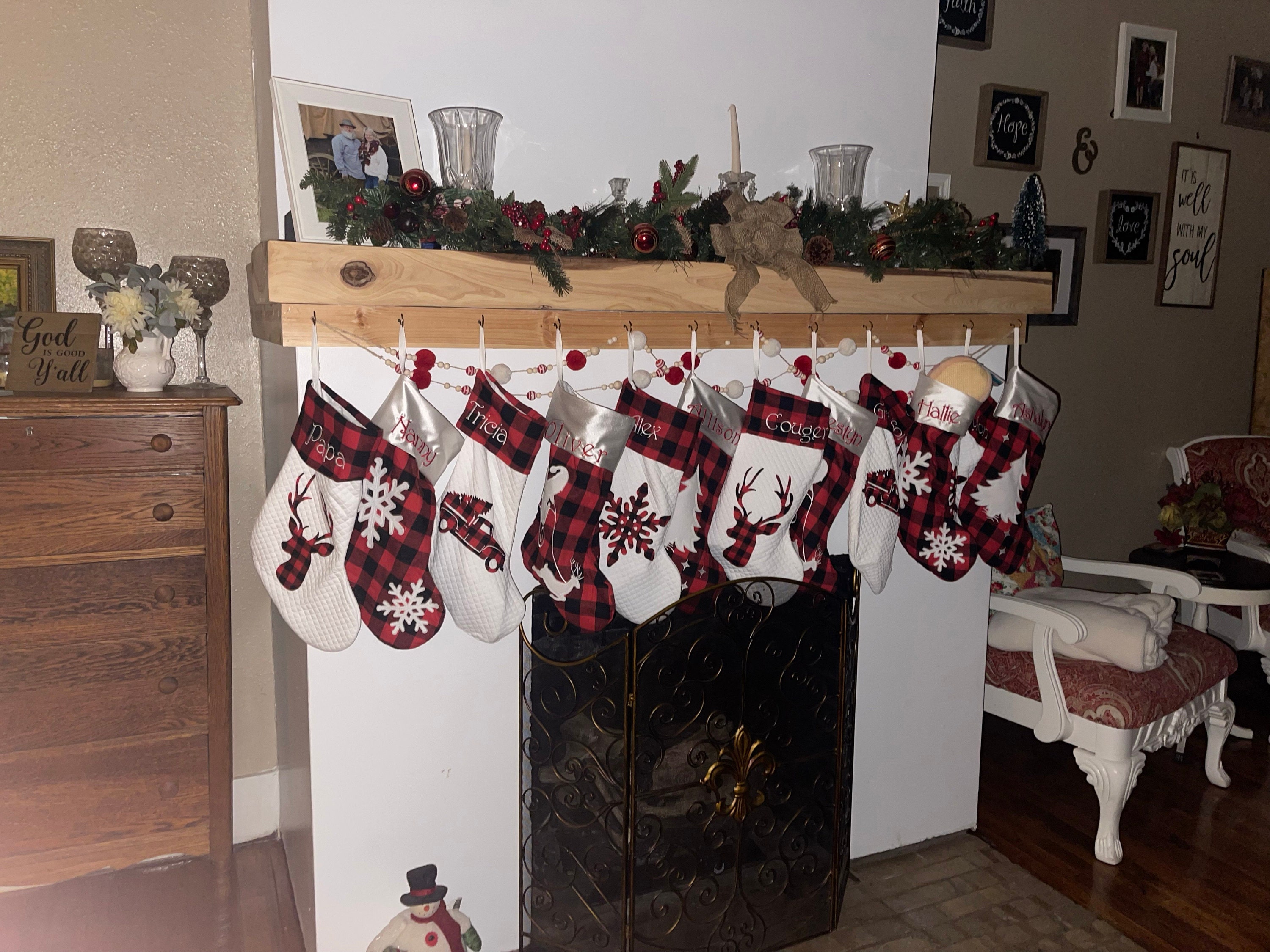 Customer photo for Santa Express - Embroidery font