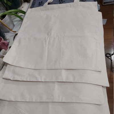 6 Pack XL Zipper Pouch 100% Cotton Canvas Blank Bulk - Etsy