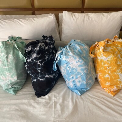 crumple tie dye shirt