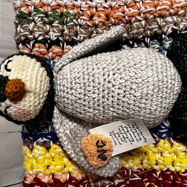 A customer's finished Penguin Buddy Crochet Pattern