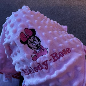 personalised baptism shawl
