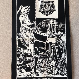 Death Tarot Fabric Back Patch - Etsy