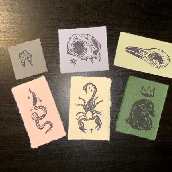 MINI PRINT | Made to Order | Handmade Linocut Print - Etsy