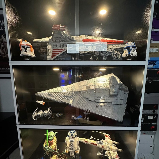 Lego star destroyer display sale