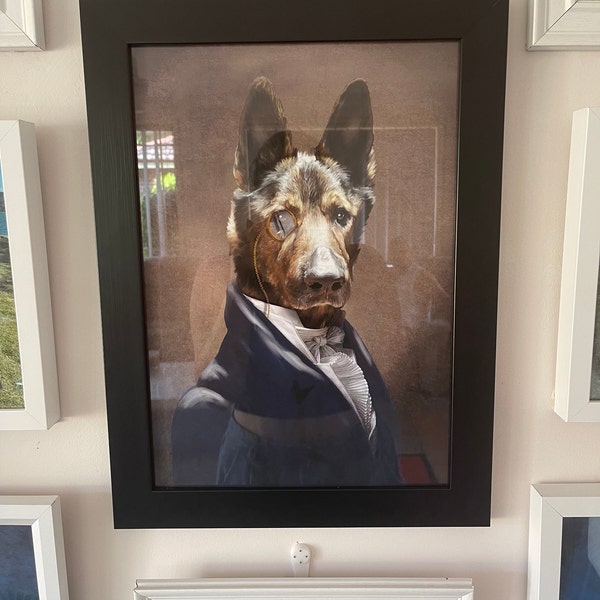 CUSTOM Royal Pet Portrait Painting/ Personalized Regal Style Family ...