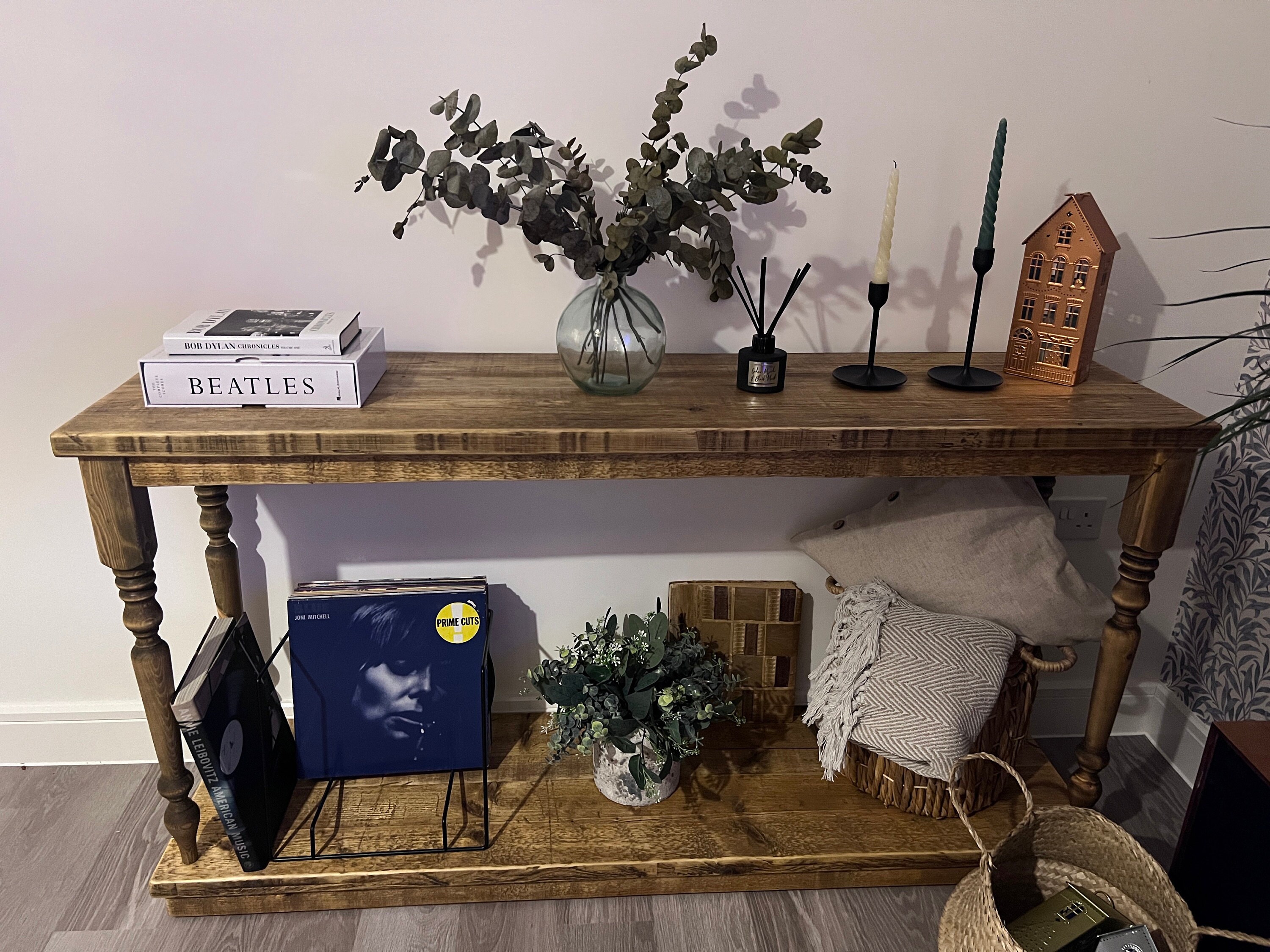 DUXBURY Handmade Home Furniture Custom Sofa Table Rustic