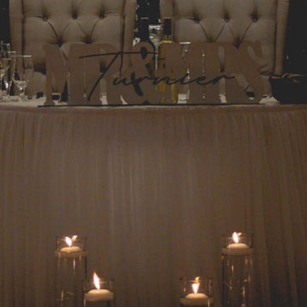 Mr & Mrs Wedding Sign,top Table Wedding Sign,wedding Table Decor,mr Mrs ...
