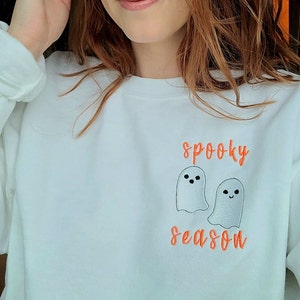 Spooky Season Sweatshirt White - Mary Square