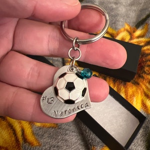 Llavero Mini De Fútbol Balón De Cuero PU Y Aleación, Set De 6 Piezas Con Anilla Metálica, Regalo Deportivo Y Anti-estrés Para Fans Del Fútbol