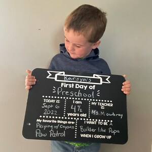 First Day of School Chalkboard SVG | Design for Back to School ...