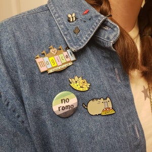 No Romo Aro Pride Button Pin - Etsy