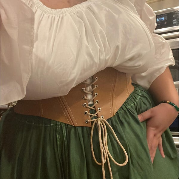 underbust waist belt corset