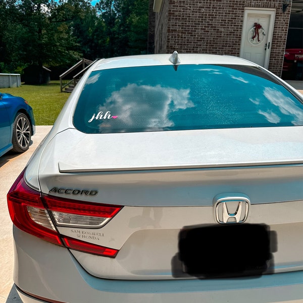 Monogram Car Decal, Vinyl Monogram, Car Monogram, Laptop Monogram ...