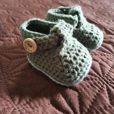 CROCHET PATTERN PDF Crochet Baby Booties Ruby Slippers Baby - Etsy