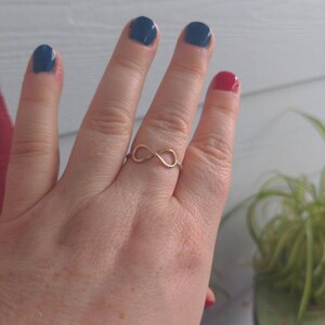 Unique Stacking Rings Textured Thin Stackable Ring Set Vivid Contrast ...