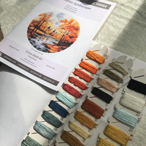 DIY Craft Kit, Cross Stitch Set, Counted Kit, CORICAMO, Embroidery Kit ...