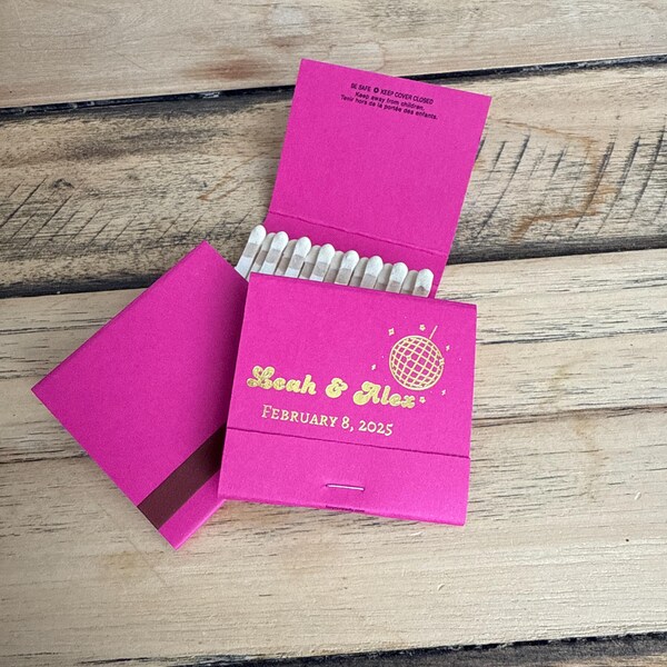 Tropical Palm Tree Matchbox - Wedding Favor Matches, Wedding Decor ...