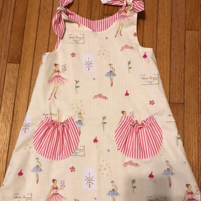 Tie Top Dress Pattern. Girls Dress Pattern. PDF Sewing Pattern and ...