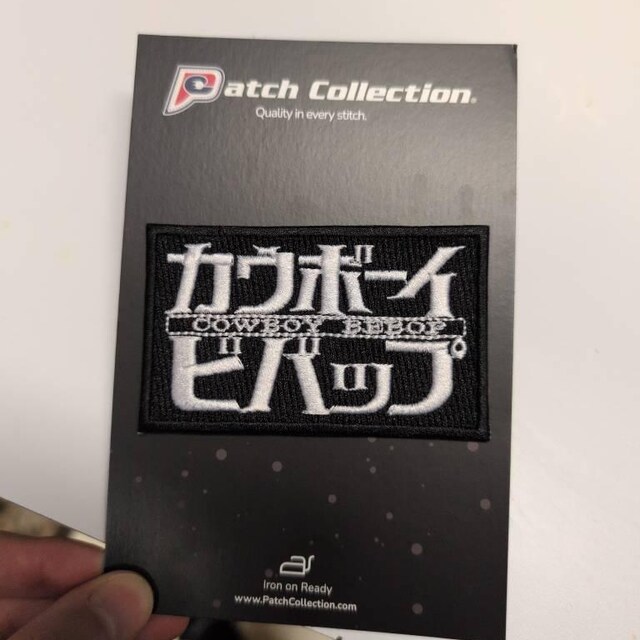 ヒップホップ+ラップ A.W.O.L. - No Deal Cowboy Bebop Official Logo Patch Anime Bounty Western Woven