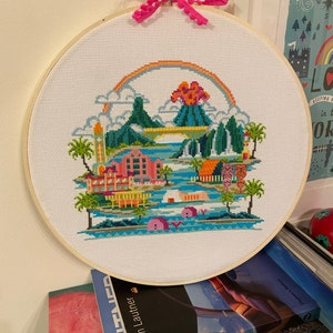 Pretty Little Hawaii - Satsuma Street Modern Cross Stitch Pattern