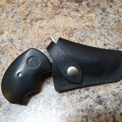 Lost River Leather Brown Pocket Holster For American Derringer/Cobra .380 Or 9mm Big Bore