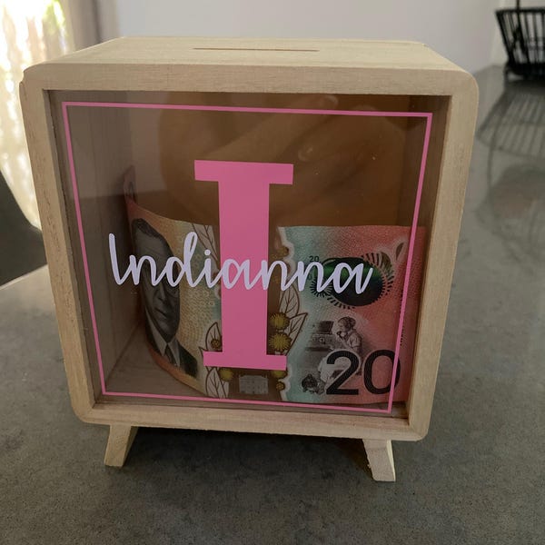 Money Boxes | Personalised ( Initial and Name ) - Etsy