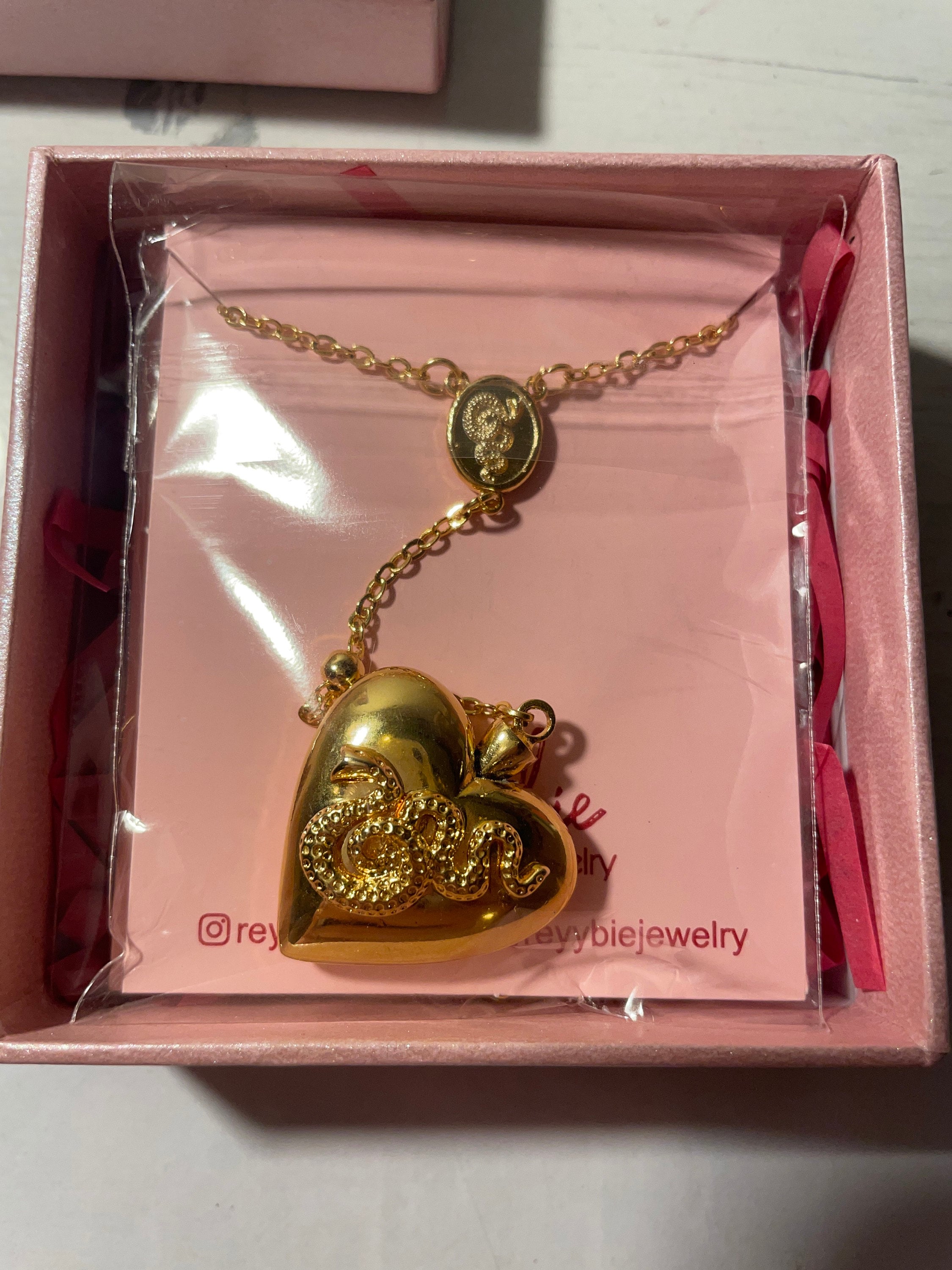 Rosary Emerald Heart Necklace