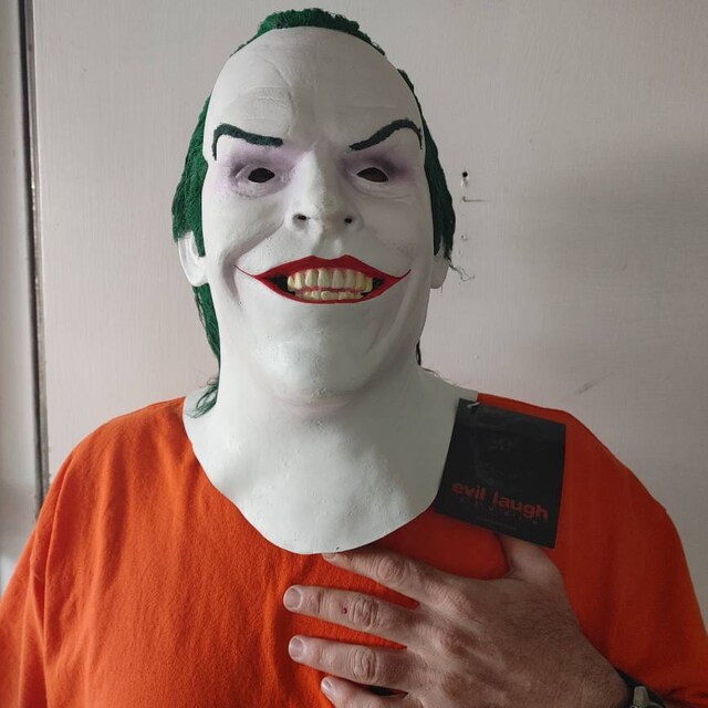 ジョーカー ジャック・ニコルソン ラテックスマスク 映画記念品