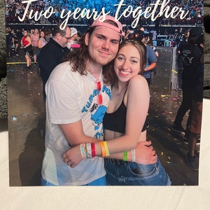 Taylor added a photo of their purchase