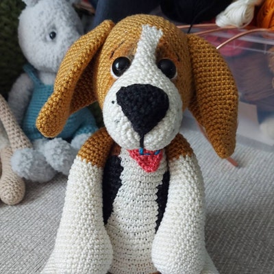 Shiloh the Beagle Crochet Pattern, Puppy Crochet, Beagle Crochet, Dog ...