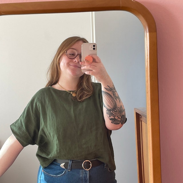 linenfox mona top