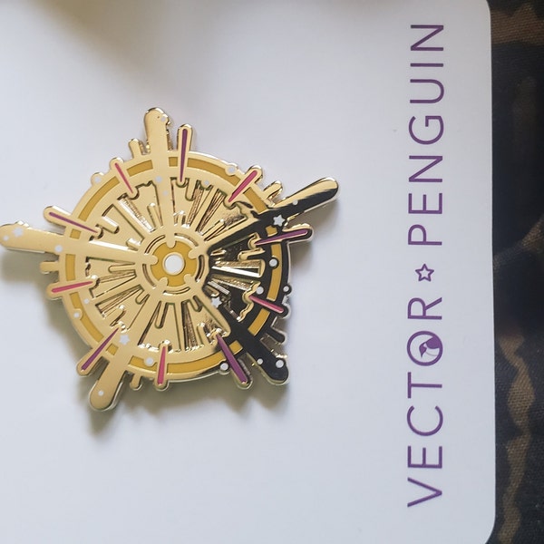 Gold Firework Enamel Pin | Lapel Pin - Etsy