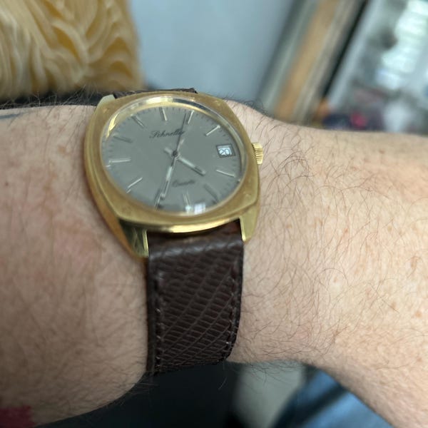 Bracelet En Galuchat Véritable 19 Mm – Gris Souris Poli, Fait Main En France | Neuf Sans étiquette