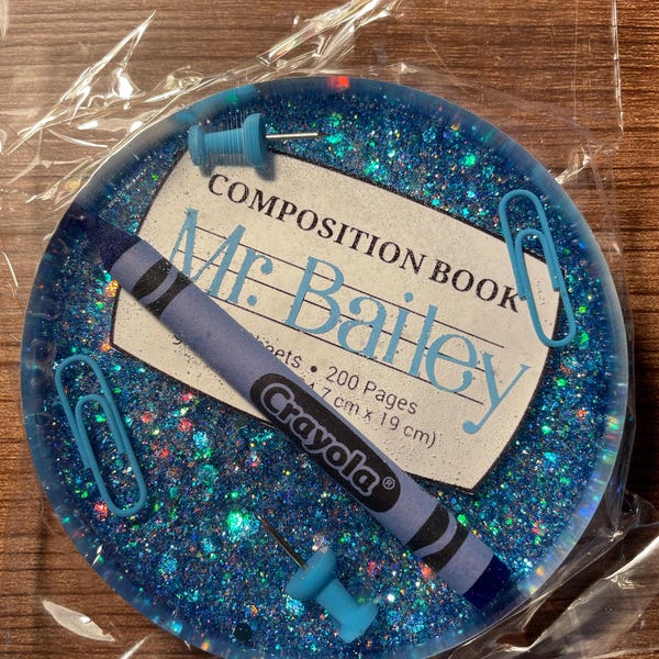 Personalized Teacher Appreciation Coaster|custom Coasters|teachers Gift ...