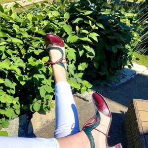 Buy Vintage Inspired Genuine Leather Retro Women Shoes Swing