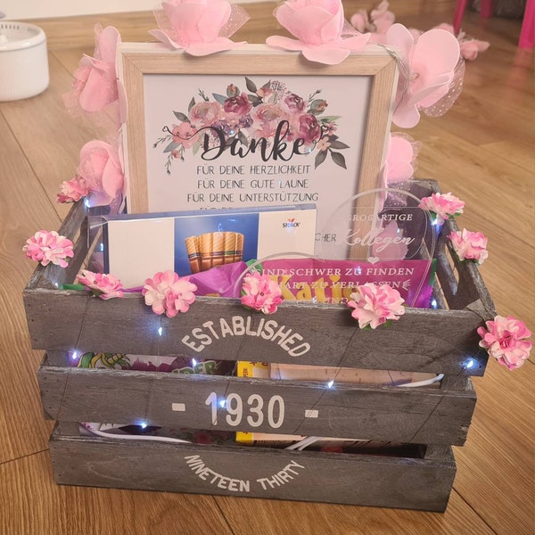 Abschiedsgeschenk Chefin Abteilungsleitung Teamleitung Verabschiedung ...