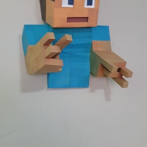 Ninjatoes' papercraft weblog: Papercraft MineCraft Steve car