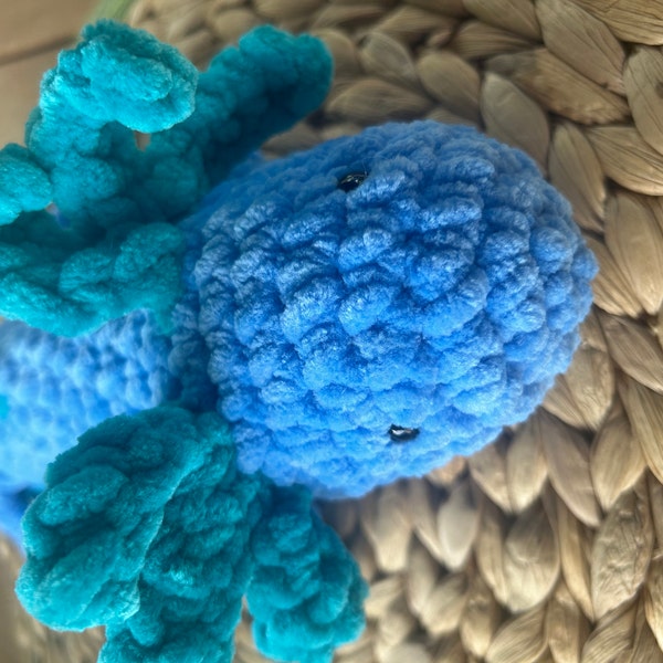 Axolotl Plush No Sew Crochet Pattern Do It Yourself Christmas Gift Baby ...
